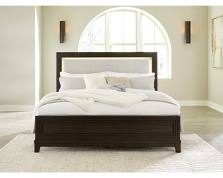 Neymorton King Upholstered Panel Bed