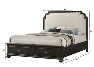 HAMILTON K/Q STORAGE BED RAIL