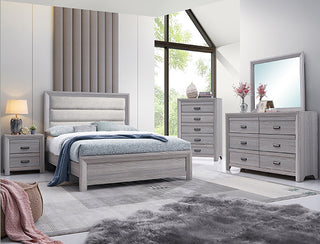 SETB6710 ADELAIDE DRIFT WOOD QUEEN BEDROOM GROUP