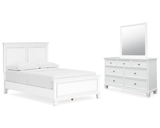 Fortman Full Panel Bed, Dresser and Mirror