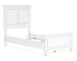 Fortman Twin Panel Bed, Dresser and Mirror