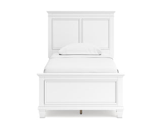 Fortman Twin Panel Bed, Dresser and Mirror