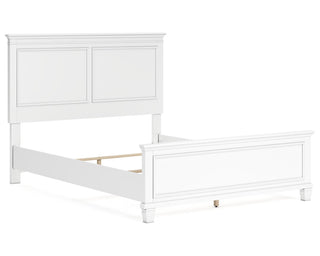 Fortman Queen Panel Bed, Dresser, Mirror and Nightstand