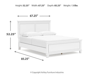 Fortman Queen Panel Bed, Dresser and Mirror