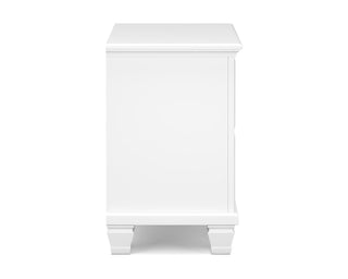 Fortman Queen Panel Bed, Dresser, Mirror and Nightstand