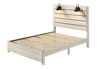 CARTER QN PLATFORM BED 1 BOX WHITE
