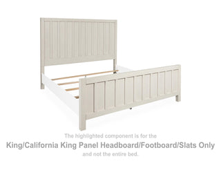 Shaybrock King/California King Panel Headboard/Footboard/Slats