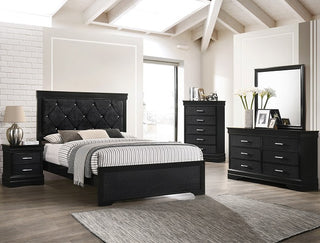 SETB6918 AMALIA QUEEN BLACK BEDROOM GROUP