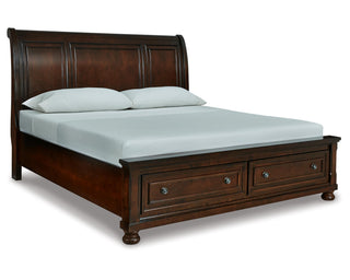 Porter California King Sleigh Bed and 2 Nightstands