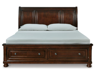 Porter California King Sleigh Bed and 2 Nightstands