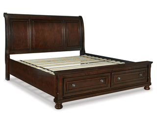 Porter California King Sleigh Bed and 2 Nightstands