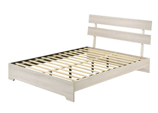 ATTICUS QUEEN PLATFORM BED WHITE