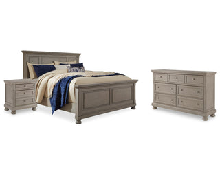 Lettner Queen Panel Bed, Dresser, and Nightstand
