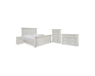 Robbinsdale Queen Panel Bed, Dresser, Chest and 2 Nightstands