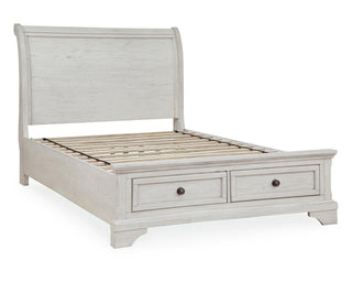Robbinsdale Full Storage Bed and Nightstand