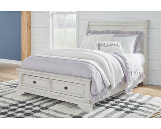 Robbinsdale Full Storage Bed and Nightstand