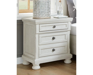 Robbinsdale Full Storage Bed and Nightstand