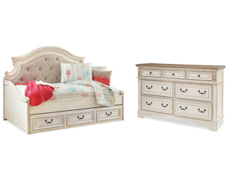 Realyn Twin Storage Day Bed and Dresser