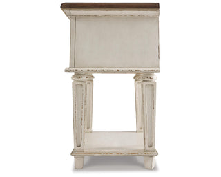 Realyn King Storage Bed, Dresser and Nightstand