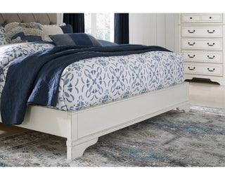 Blendon King Upholstered Panel Bed