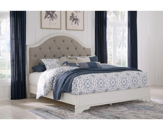 Blendon King Upholstered Panel Bed
