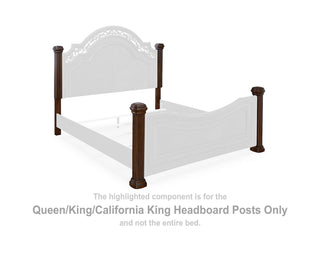 Lavinton Queen/King/California King Headboard/Footboard Posts