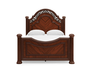 Lavinton Queen Poster Bed, Dresser, Mirror, Chest and Nightstand