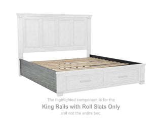 Russelyn King Rails with Roll Slats