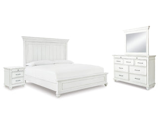 Kanwyn Queen Panel Bed, Dresser, Mirror and Nightstand