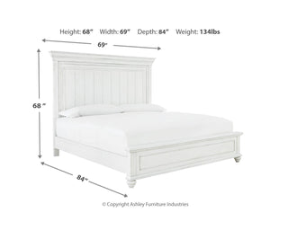 Kanwyn Queen Panel Bed, Dresser, Mirror and 2 Nightstands