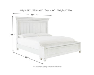 Kanwyn Queen Panel Bed with Storage Bench