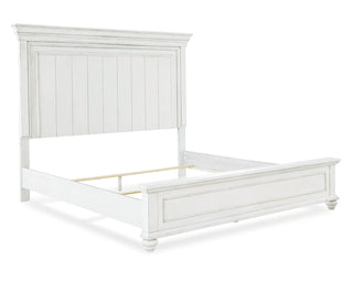 Kanwyn King Panel Bed, Dresser, Mirror and 2 Nightstands