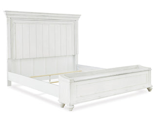 Kanwyn Queen Panel Bed with Storage Bench