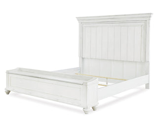 Kanwyn King Panel Bed with Storage Bench