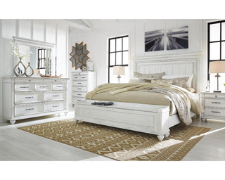 Kanwyn Queen Panel Bed with Storage Bench
