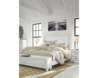 Kanwyn Queen Panel Bed with Storage Bench