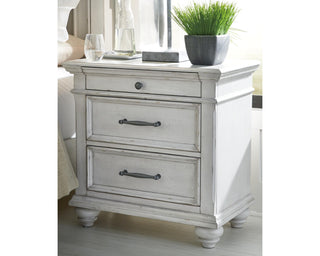 Kanwyn Queen Panel Storage Bed, Dresser, Mirror and Nightstand