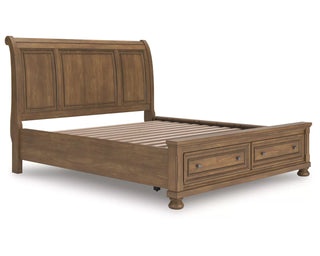 Feddinger California King Storage Sleigh Bed