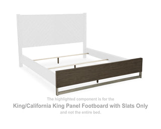 Arkenton King/California King Panel Footboard with Slats