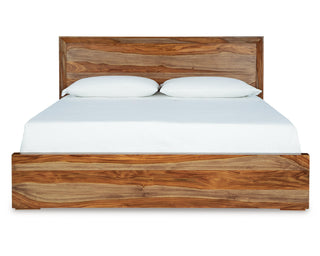 Dressonni King Panel Bed, Dresser and Mirror