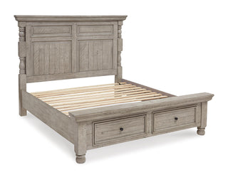 Harrastone Queen Panel Bed, Dresser and Mirror