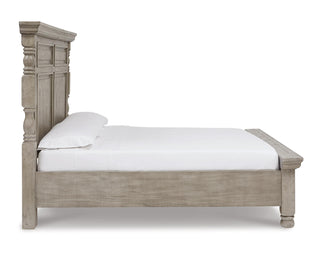 Harrastone Queen Panel Bed, Dresser and Mirror