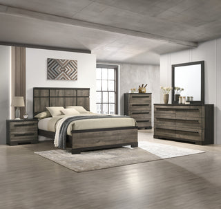 REMINGTON NIGHT STAND GRAY/EBONY