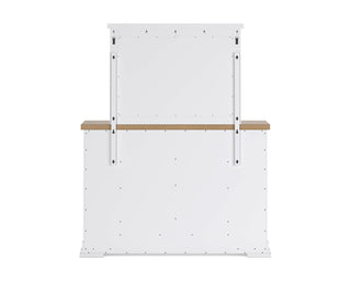 Ashbryn King Panel Storage Bed, Dresser, Mirror and Nightstand