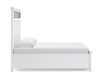 Ashbryn Queen Panel Storage Bed, Dresser and Mirror