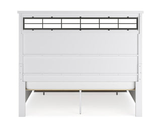 Ashbryn California King Panel Storage Bed, Dresser and Mirror