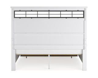 Ashbryn King Panel Storage Bed, Dresser, Mirror and Nightstand