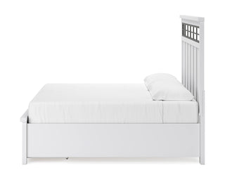 Ashbryn King Panel Bed, Dresser, Mirror and 2 Nightstands