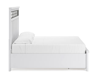 Ashbryn King Panel Bed, Dresser, Mirror and 2 Nightstands