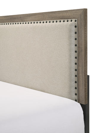 MILLIE UPHOLSTERY BED ONE BOX -GREY